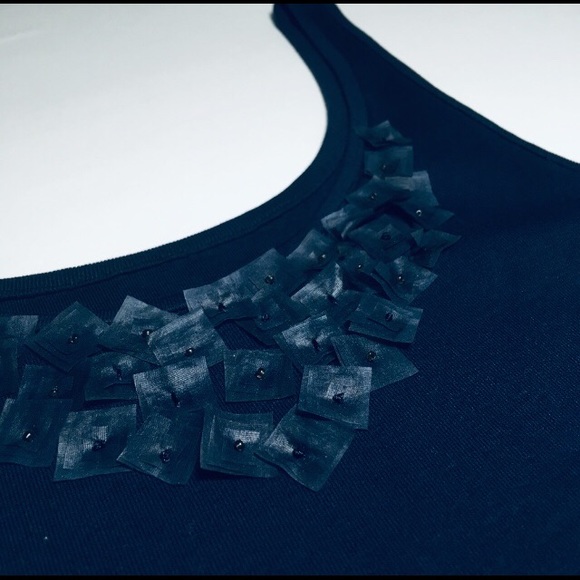 EILEEN FISHER BLUE TANK TOP - Picture 8 of 8